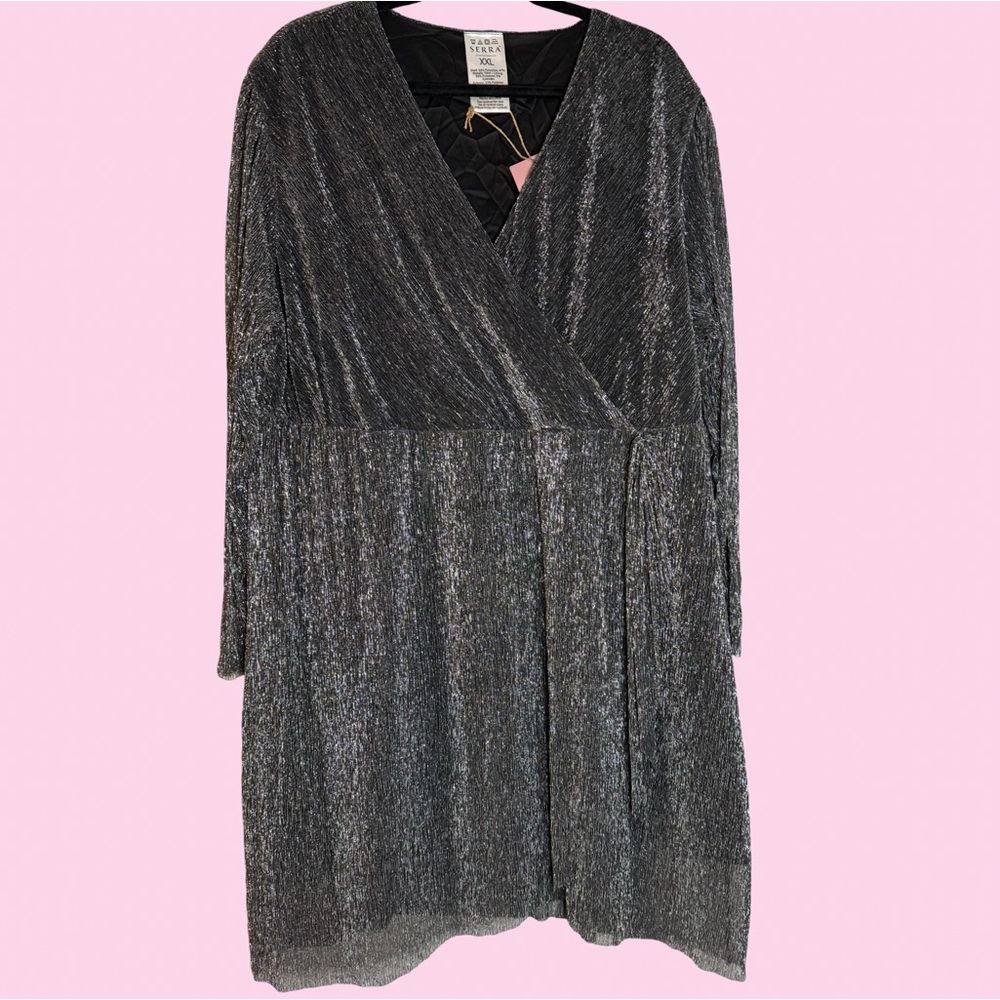 Elegant Black Wrap Dress